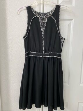 Armani Exchange Black and Grey Reversed Dress